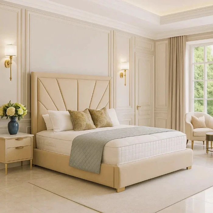 Custom Upholstered Bed in Dubai