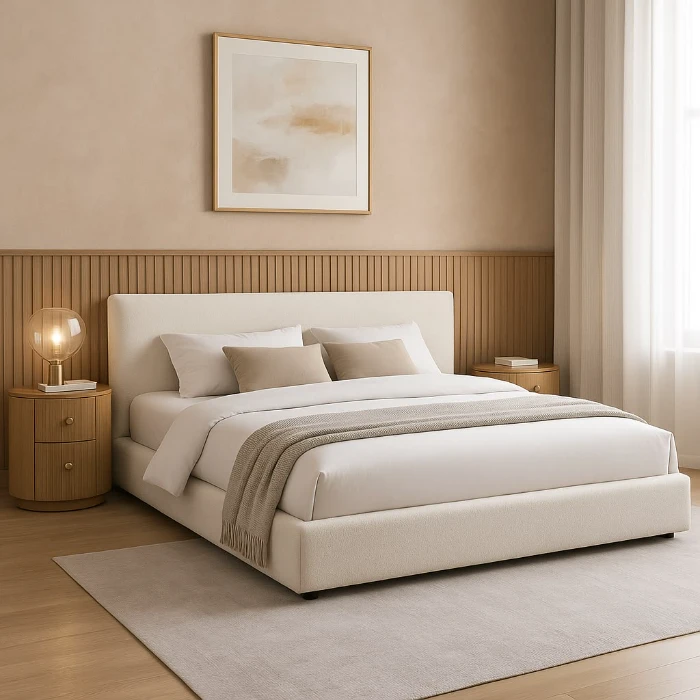 Designer bed Upholstery
