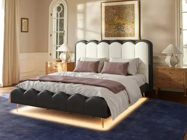 Modern Design upholstered bed For Dubai Home
