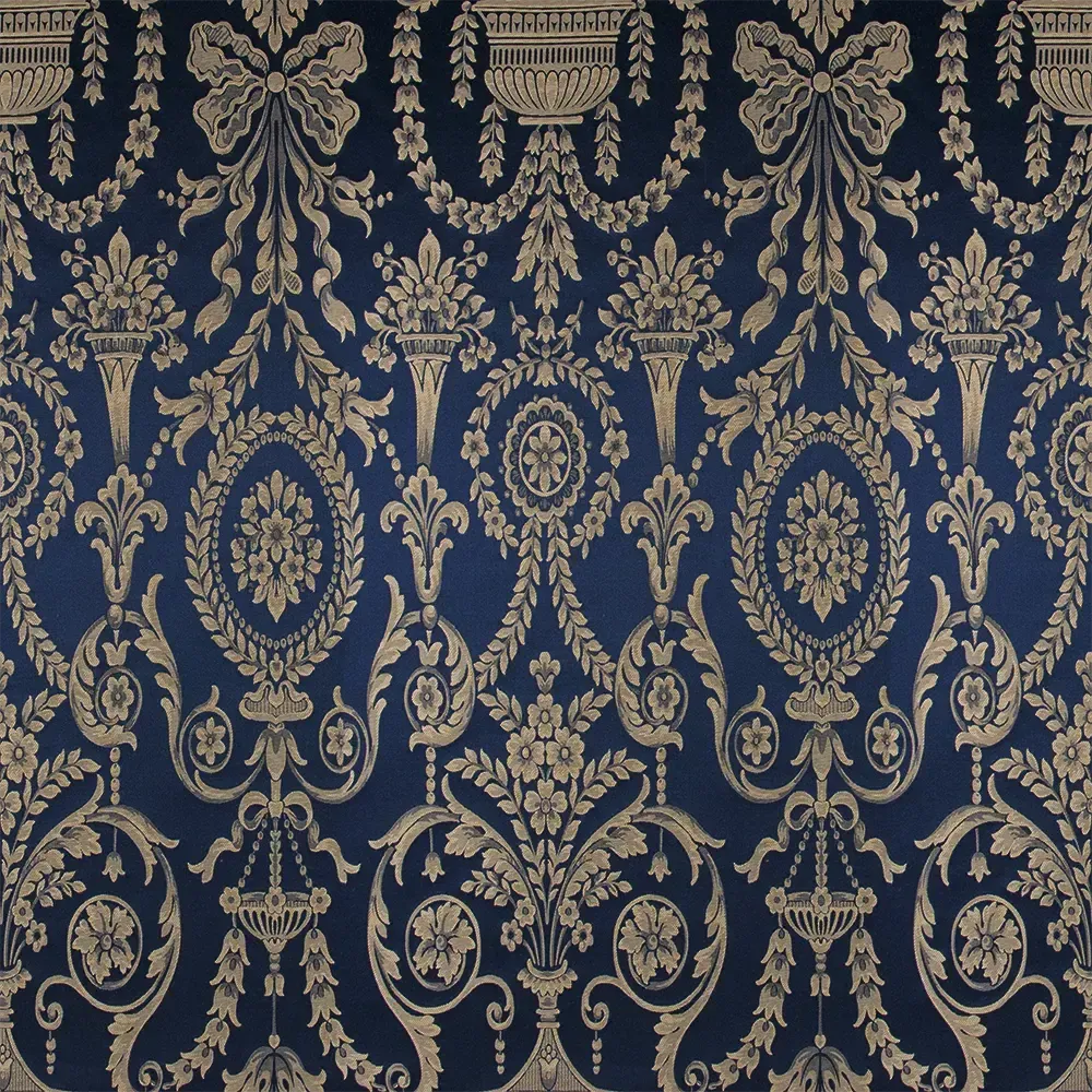 Navy Blue ARCELIA JACQUARD Fabric