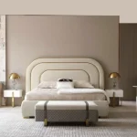 Single bed upholstery