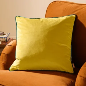 Cylon Teal Velvet Cushion