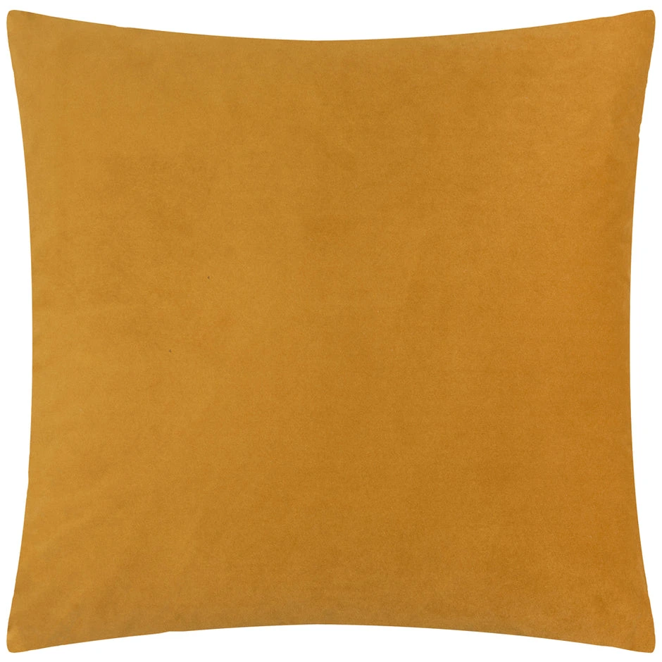 Gold Cut Velvet Cushion 1