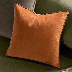 Pumpkin Mocha Velvet Cushion